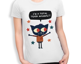 Night in the Woods I'm a Total Trash Mammal T-Shirt, Men's and Women's Sizes (drsh-280)