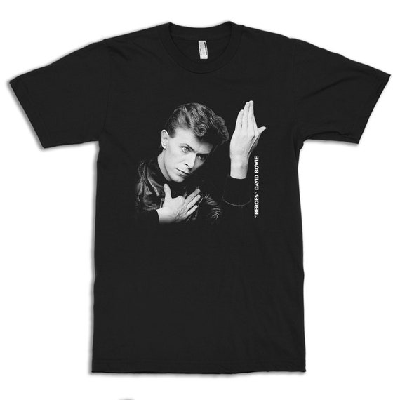 David Bowie Heroes T-shirt, Men's and Women's All Sizes (wr-181