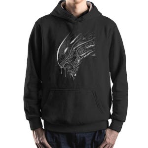 Alien Xenomorph Hoodie and Sweatshirt, Unisex Sizes (ALI-454421)