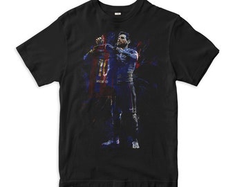 Camiseta de Lionel Messi, camiseta de fútbol de Argentina, tallas para hombre y mujer (MSS-34861)