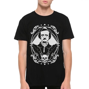 Edgar Allan Poe The Raven T-Shirt, Men&#39;s and Women&#39;s Sizes (drsh-133)