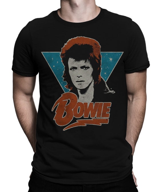 David Bowie Tシャツ David Bowie Vintage Rock T-shirt, Ziggy Stardust Tee, Men's