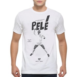 Camiseta de Pelé, el rey del fútbol, camiseta de Edson Arantes do Nascimento, tallas para hombre y mujer (drsh-161)