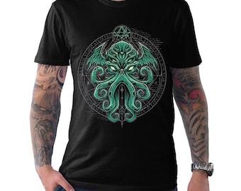 Cthulhu by H. P. Lovecraft T-Shirt, Men's and Women's Sizes (drsh-139)