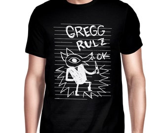 Night in the Woods Gregg Rulz Ok T-Shirt, Men's and Women's Sizes (drsh-285)