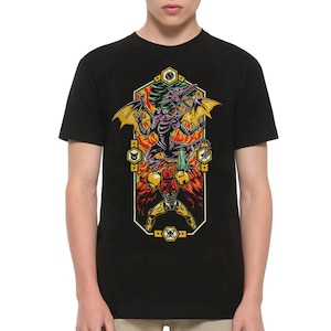 Metroid Samus vs Ridley T-Shirt, Men&#39;s and Women&#39;s Sizes (drsh-269)