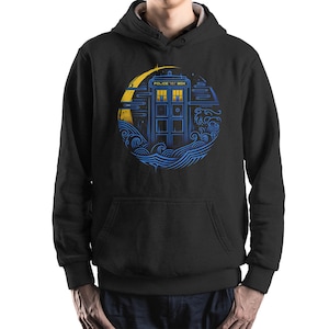 Police Box Art Hoodie and Sweatshirt, Unisex Sizes (ld-130)