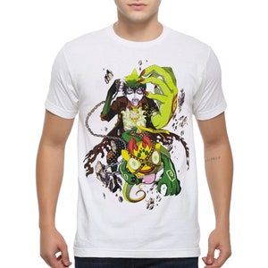 青の祓魔師 アマイモン＆ベヒーモス Tシャツ メンズ・レディースサイズ (drsh-345)