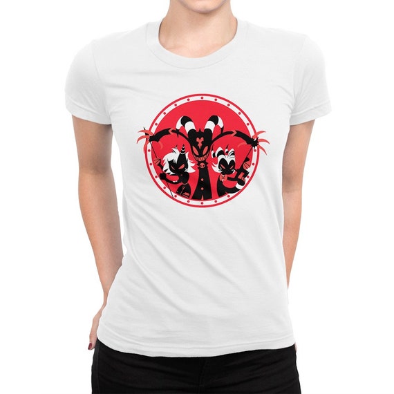 HELLUVA BOSS ヘルヴァボス　スケッチピンボード　Tシャツ Official Helluva Boss 2023 Limited Run Moxxie & Millie