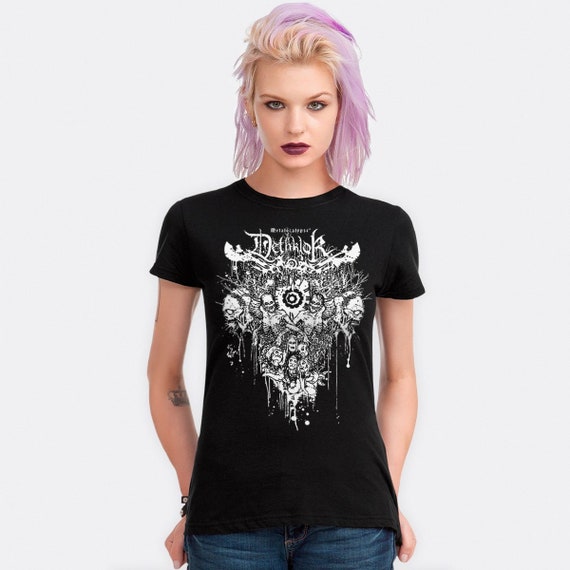 Metalocalypse Dethklok Graphic T-shirt, Men's and Women's Sizes