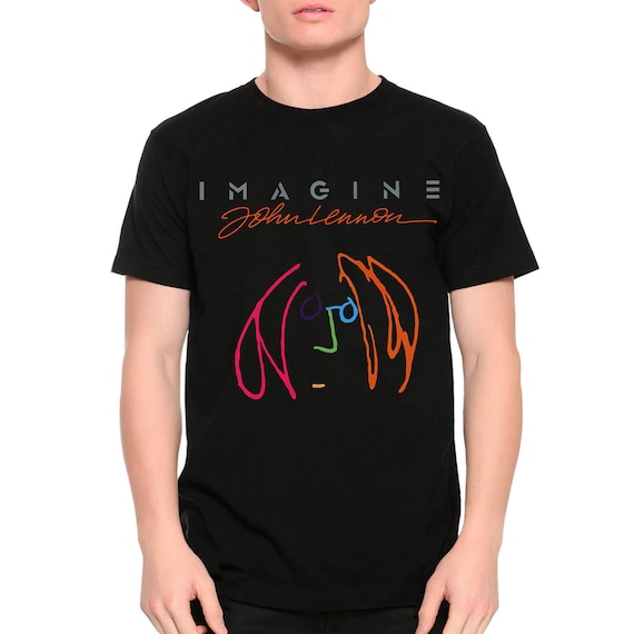 John Lennon Imagine Art T-shirt, Men's Women's All Sizes (drs-702