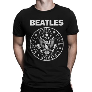 The Beatles Ramones Style T-Shirt, Men&#39;s and Women&#39;s Sizes (drsh-193)