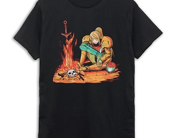 Samus Metroid Art T-Shirt, Men's and Women's Sizes (drsh-272)