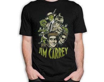 T-shirt Jim Carrey-filmpersonages, heren- en damesmaten (drsh-173)