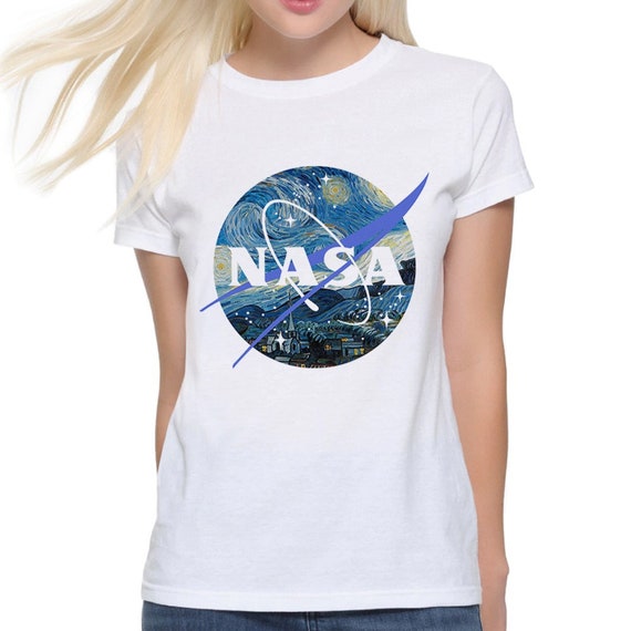 Nasa Starry Night T-Shirt - Nasa Van Gogh Style Shirt Nasa Starry Night T-Shirt - Nasa Van Gogh Style Shirt