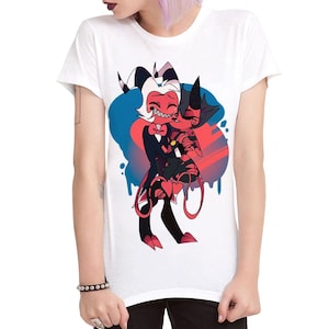 Hazbin Hotel Moxxie and Millie T-Shirt, Men&#39;s and Women&#39;s Sizes (drsh-239)