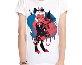 Hazbin Hotel Moxxie and Millie T-Shirt, Men's and Women's Sizes (drsh-239)