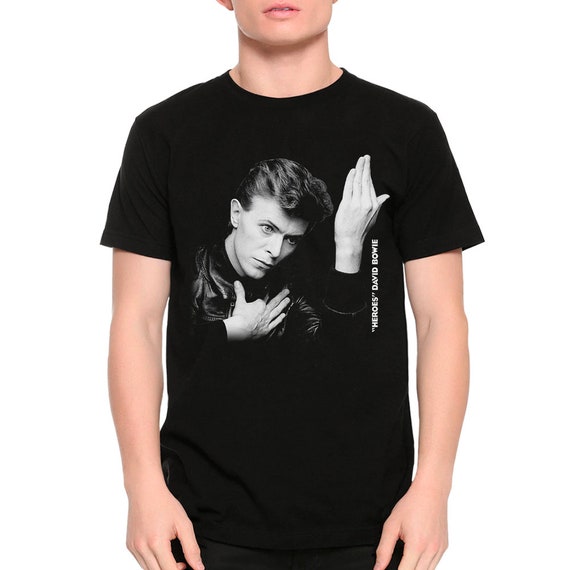 David Bowie Heroes T-shirt, Men's and Women's All Sizes (wr-181
