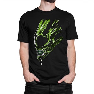 Alien Xenomorph Art T-Shirt, Men&#39;s and Women&#39;s Sizes (drsh-176)