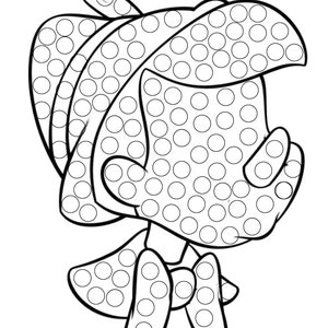 Kids Dot Marker Coloring Pages / Animal Dot Marker Printables / Dot a ...