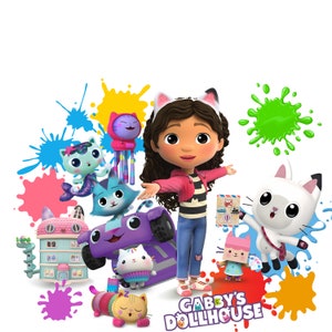 Gabby Dollhouse 5 PNG, Gabby clipart Art, Gabby Dollhouse Shirt Png, Dollhouse Tumbler, Digital Gabby, Gabby Cat Png, Printable Gabby shirt
