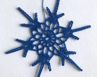 Snowflakes, pendants, Christmas gift, Christmas decoration, crocheted snowflakes, decoration, handmade gift, clothing ornament