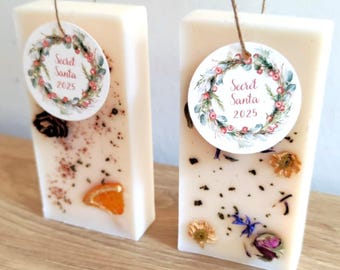 Handgemachte Weihnachtsdekoration | Natürliche handgemachte Dekoration | Wichtelgeschenkidee | Duftwachstablette | Weihnachtsbaumdekoration