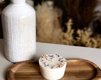 Vela perfumada artesanal | Vela floral | Cera de soja natural | Regalo de cumpleaños | Vela de Navidad | Regalo de amigo secreto | Despedida de soltera