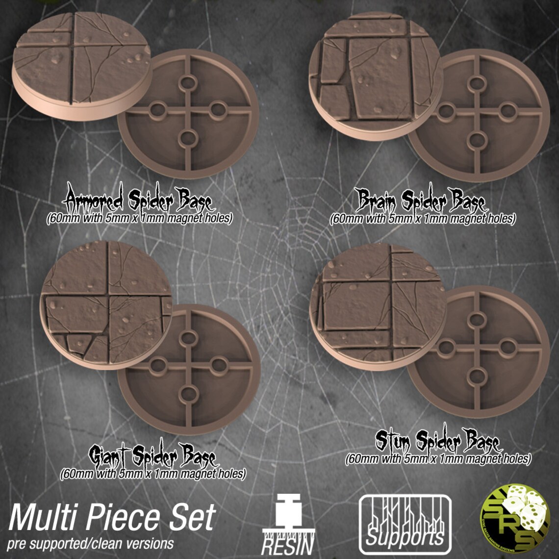 Armored Spiders Set Etsy