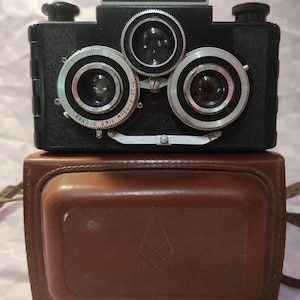 Appareil Photo Stéréo Sputnik 6x6 - Kit Complet En Boîte D'origine - Années 50 - NEUF