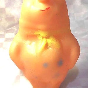 Vintage Gummispielzeug UdSSR Mann Cartoon Geschenk für Kinderspielzeug Gummimann Gummipuppe 15cm