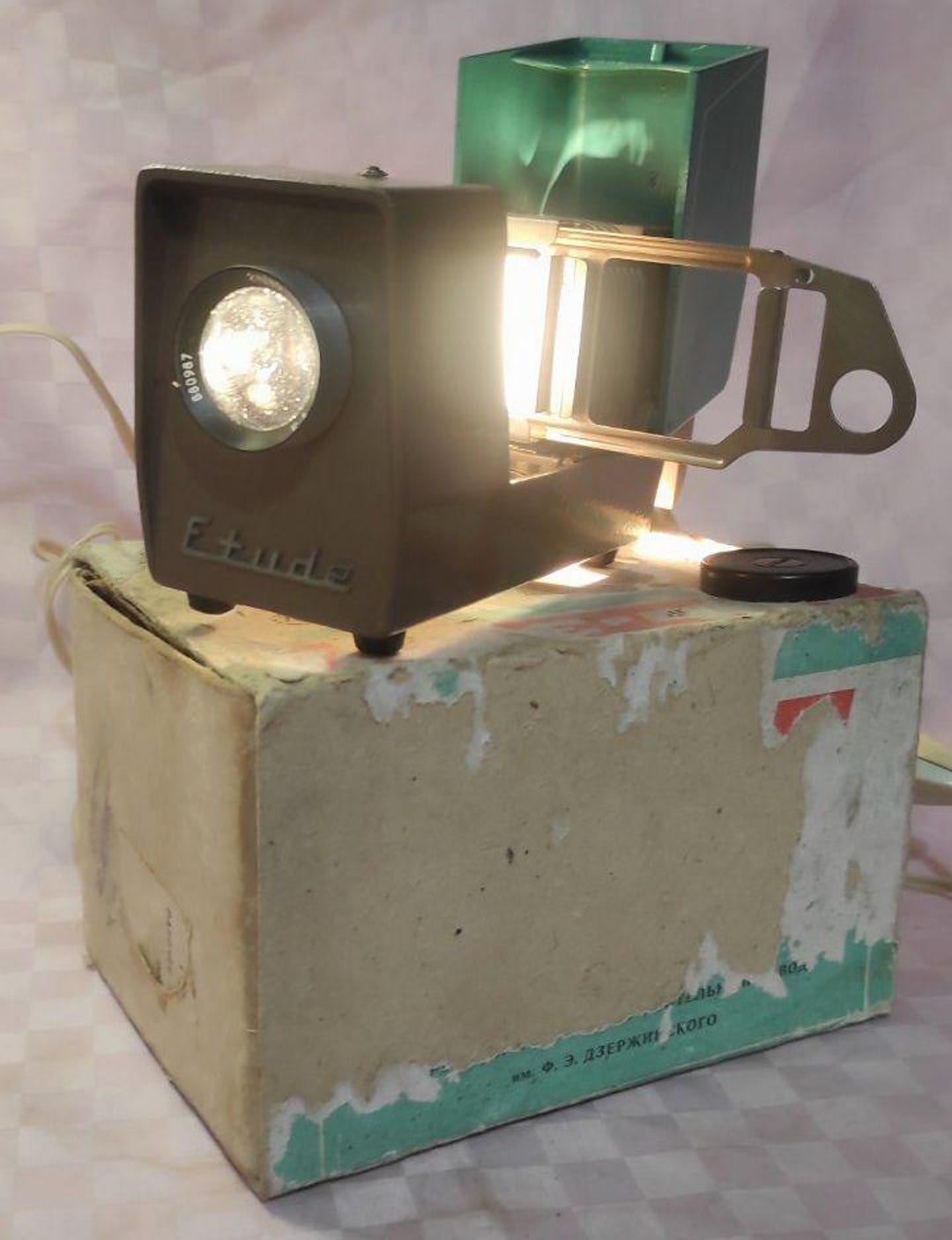 Vintage Overhead Projector Complete Set Metal Alloy Etud USSR With ...