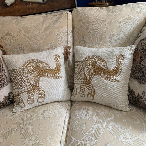 Elephant Cushion Etsy UK