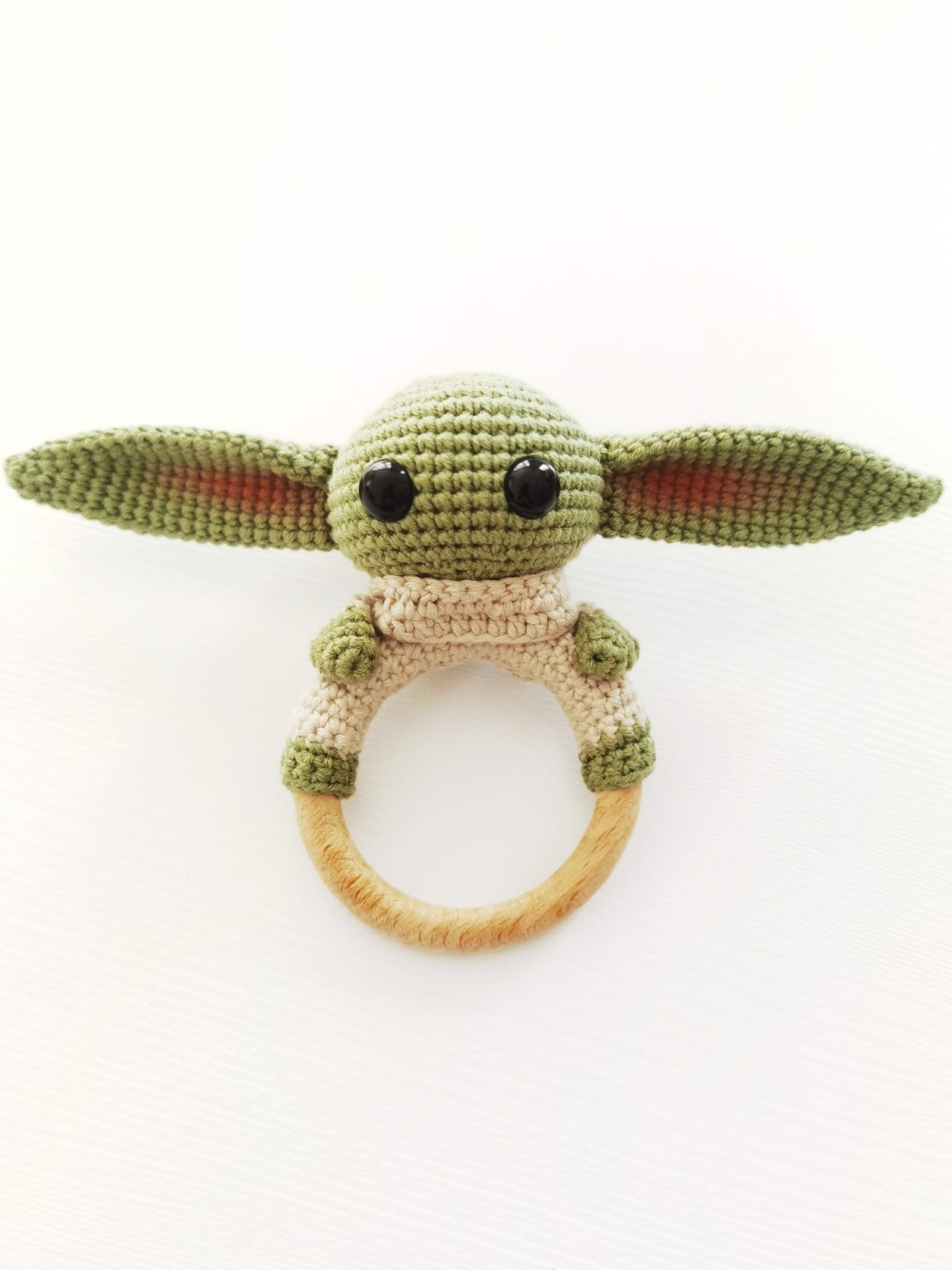 Alien Teether Teether Yoda Pattern, Pdf Pattern, Crochet Pattern Yoda Teether, Baby ...