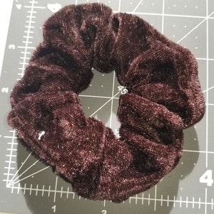 Handmade scrunchies for the hair tie accessories for her bridal accessories gift for her pony tail holder for hair plaid pony tail holder
