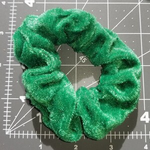 Handmade scrunchies for the hair tie accessories for her bridal accessories gift for her pony tail holder for hair plaid pony tail holder