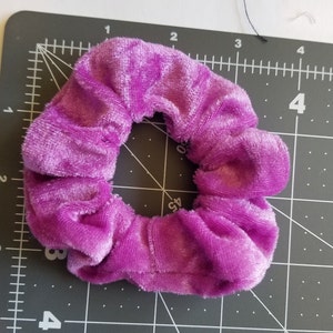 Handmade scrunchies for the hair tie accessories for her bridal accessories gift for her pony tail holder for hair plaid pony tail holder