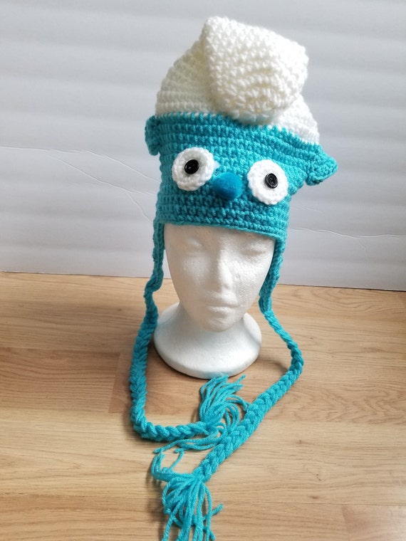 Crochet smurf hat hotsell