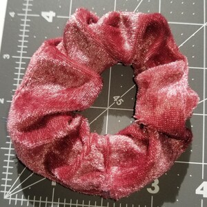 Handmade scrunchies for the hair tie accessories for her bridal accessories gift for her pony tail holder for hair plaid pony tail holder