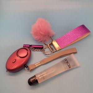 Purple Kids safety keychain