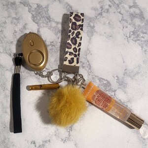 Leopard kids safety Keychain