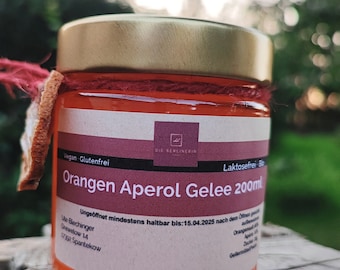 Aperol Liebhaber aufgepasst /fruchtig frisches Orangen Aperol Gellee