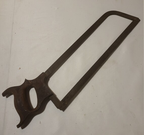 Vintage Hacksaw With Wooden Handle Etsy