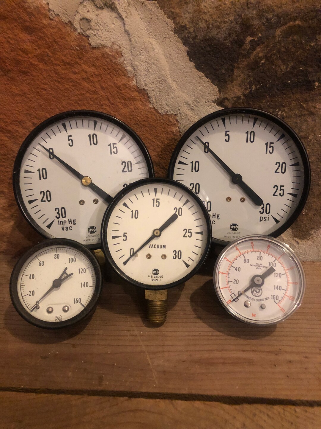 Pressure and Vacuum Gauges Etsy