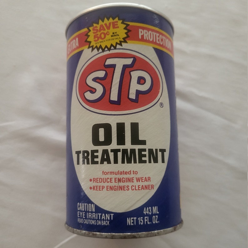 STP Oil Treatment Can Etsy
