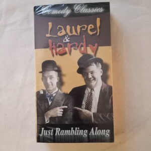 Laurel & Hardy VHS New Factory Sealed