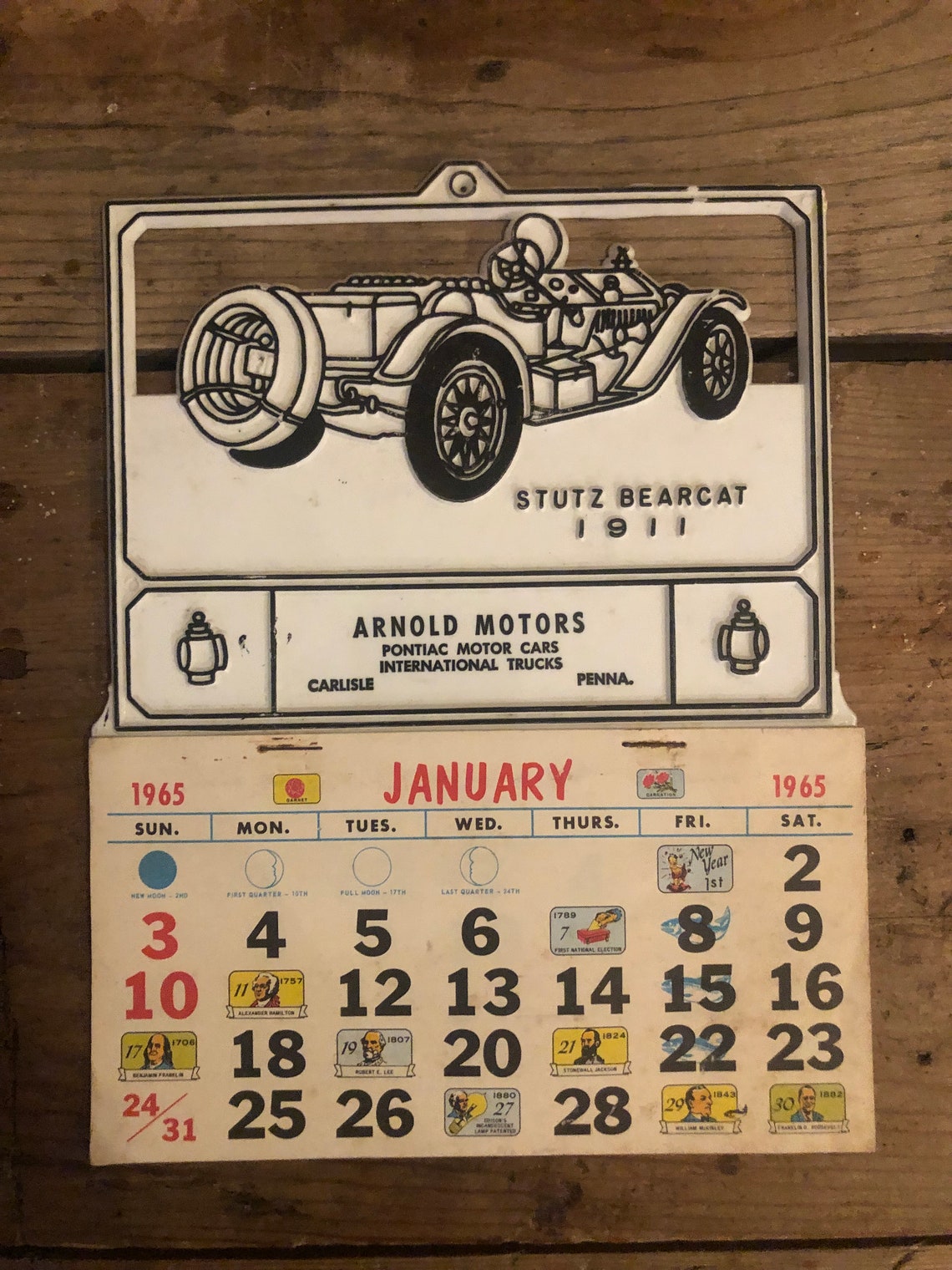1965 Calendar - Etsy