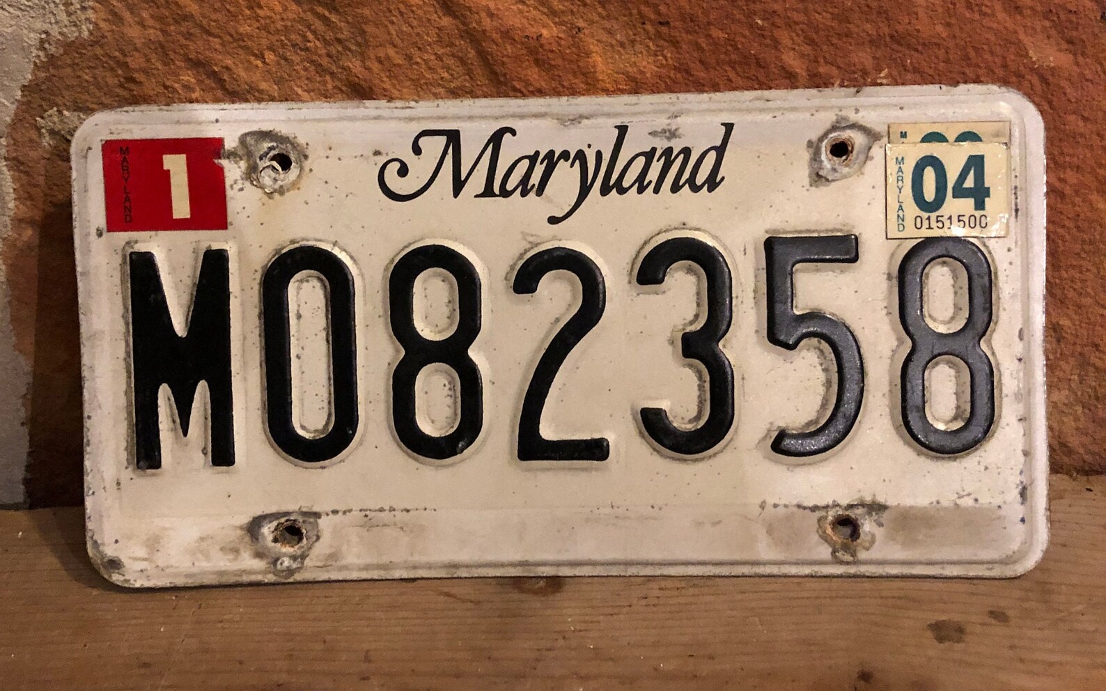 Personalized Vintage Style License Plate - Any Text - Made In USA Aluminum