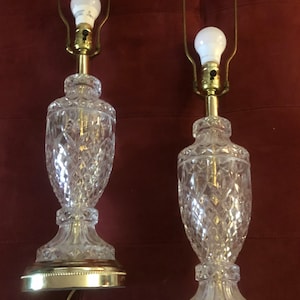 Cut Crystal Table Lamps