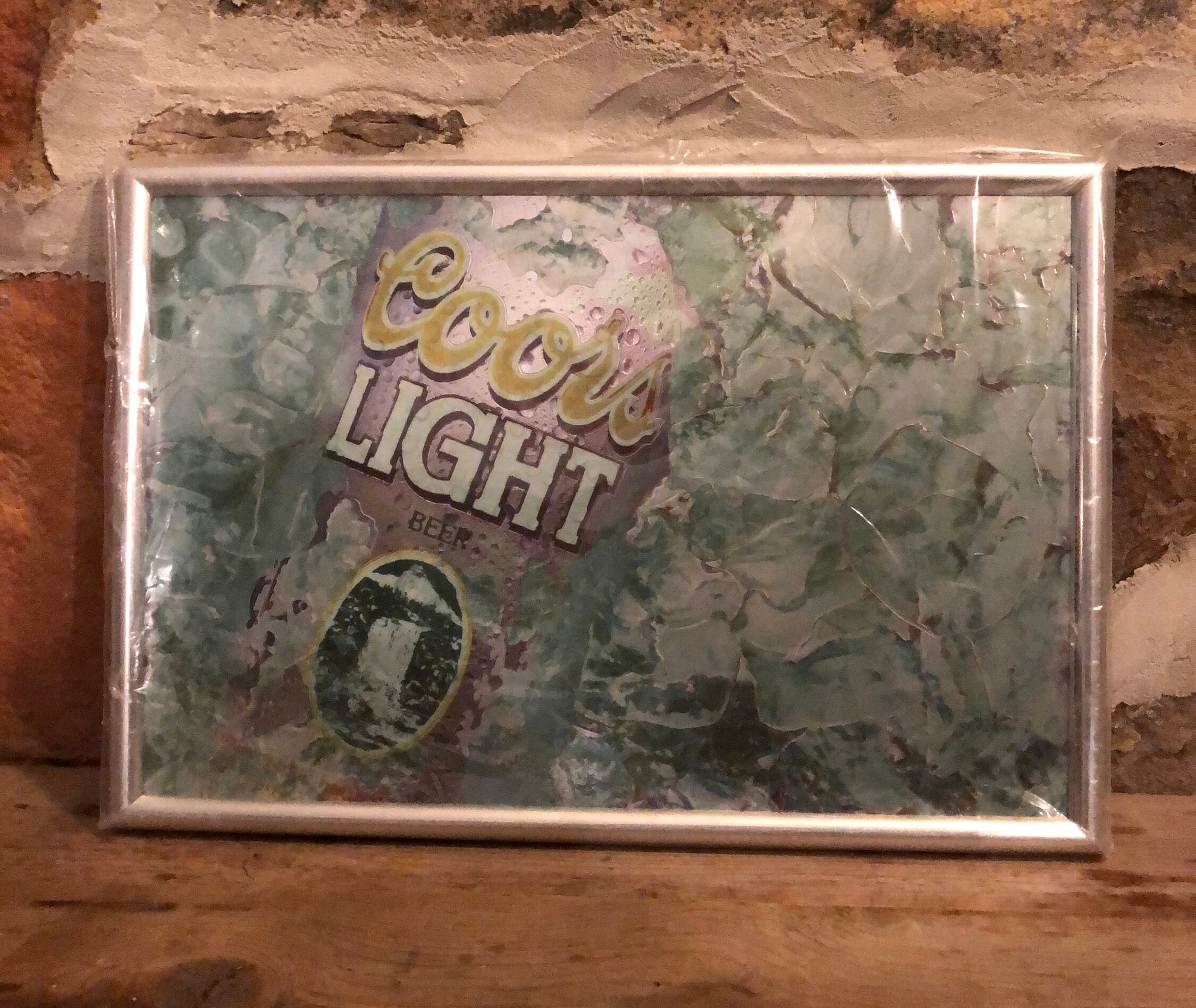 Coors Light パブミラー　アンティーク Vintage Coors Light Bar Mirror - Etsy